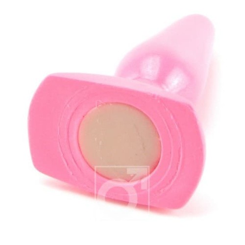 Doc Johnson Butt Plug Smooth Classic - Анальная пробка тонкая средняя, 12х3,5 см (розовый)