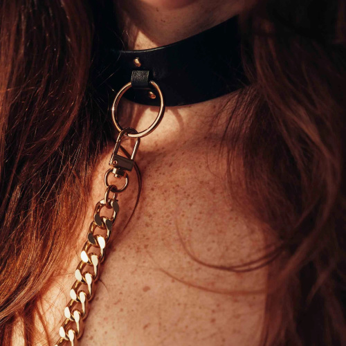 Bijoux Indiscrets Maze Wide Chocker - Чокер, (чорний) - купити в Києві, Україні