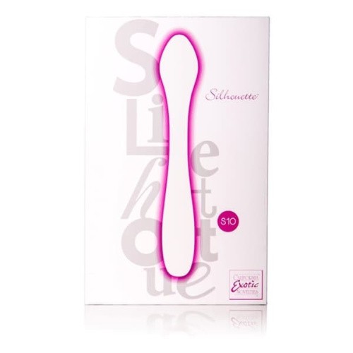 Интимный вибромассажер Silhouette S10, 16,5х3,25 см (красный)