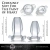 Master Series Clear Hollow Anal Plug - Полая анальная пробка-тоннель, 9,9 см (прозрачный) Master Series Clear Hollow Anal Plug - Полая анальная пробка-тоннель, 9,9 см (прозрачный)