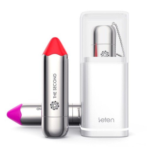 Leten The Second Scented Powder - вибропуля с индукционной зарядкой, водонепроницаемая (фиолетовый)