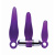 FR Vibrating Finger Rimmer Set - Набір анальних пробок з віброкулею, 3 шт (фіолетовий) - купити в Києві, Україні FR Vibrating Finger Rimmer Set - Набір анальних пробок з віброкулею, 3 шт (фіолетовий) - купити в Києві, Україні
