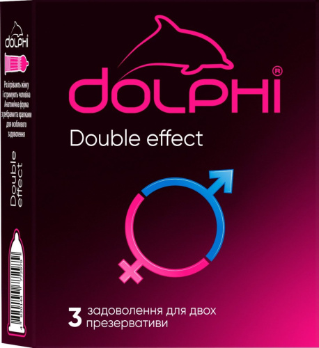 Dolphi NEW Double Effect, 3 шт