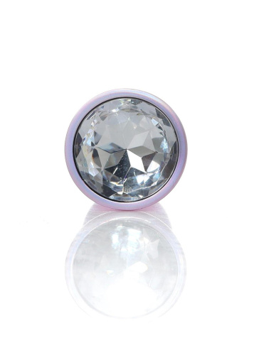 Анальная пробка с камнем B-Series Jewellery Pearl Pink Plug, S