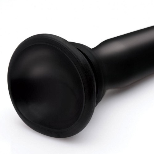 Hosed 15" S Tapered Silicone Hose - гибкий силиконовый анальный стимулятор, 41.3х3.12 см (чёрный)