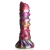 Creature Cocks Larva Silicone Ovipositor Dildo - фантазийный фаллоимитатор инопланетянина с 4 личинками-яйцами, 22.9х6.1 см (радужный)