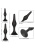 California Exotic Novelties Silicone Anal Starter Kit - Набор анальных пробок