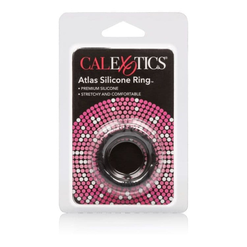 CalExotics Atlas Silicone Ring - эрекционное кольцо, 3,2 см (черный)