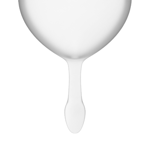 Satisfyer Feel Good - набор менструальных чаш, 15 мл и 20 мл (прозрачный)