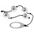 Kinx Heavy Metal Anal Beads Silve - металлические анальные бусы, 22.5х2 см Kinx Heavy Metal Anal Beads Silve - металлические анальные бусы, 22.5х2 см
