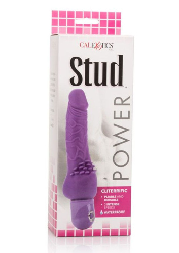 California Exotic Novelties Stud Cliterrific - Вибратор, 19х6.25 см (фиолетовый)