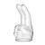 LyBaile - Power Head Double Finger Wang Massager Head Transparent - Насадка для вибромассажера, 11.8х3.8 см LyBaile - Power Head Double Finger Wang Massager Head Transparent - Насадка для вибромассажера, 11.8х3.8 см
