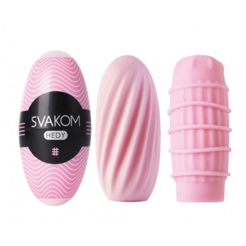 Svakom Hedy Male Мастурбатор-яичко, 8.5х4 см (розовый)