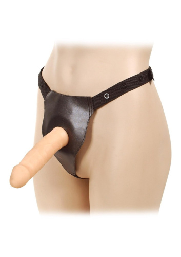 Magic Flesh Harness - Страпон, 16х3,5 см