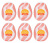 Tenga Egg Tube Pack of 6 - набор мастурбаторов, 6 шт