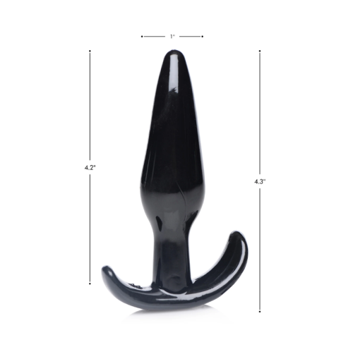 Beginners Anal Plug Black - Анальная пробка, 11 см (черный)