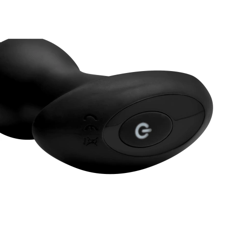 RM Gyro-M Rimming Plug - Анальна пробка з вібрацією, 13,7 см (чорний) - купити в Києві, Україні