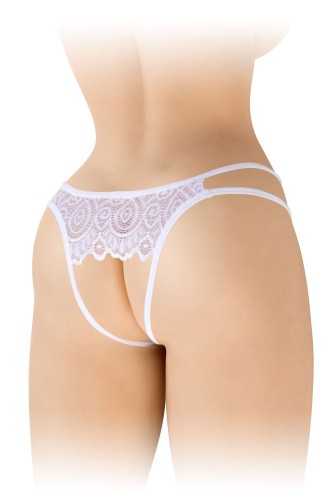 Fashion Secret Annette White - трусики с доступом, S-L (белые)