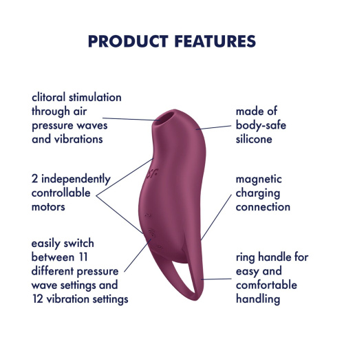 Вакуумный стимулятор Satisfyer Pocket Pro 1