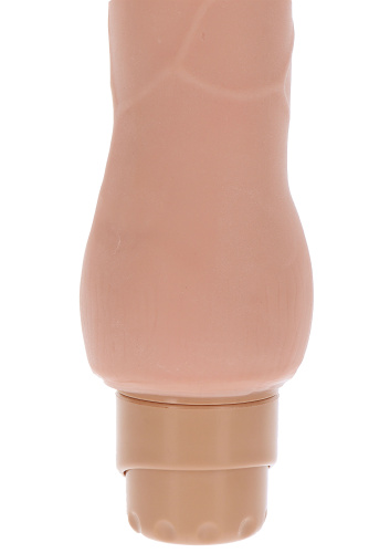 Get Real Dual Density Smooth Vibrator - Реалистичный вибратор, 22.5х4.3 см (телесный)