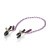 CalExotics Purple Chain Nipple Clamps зажимы для сосков CalExotics Purple Chain Nipple Clamps зажимы для сосков