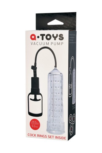 Toyfa A-Toys - Комфортная мужская помпа для пениса, 23.5х5.6 см