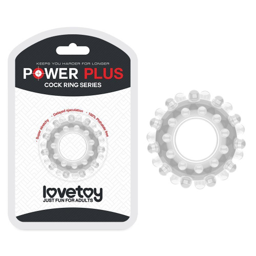 Эрекционное кольцо LoveToy Power Plus Cockring 2