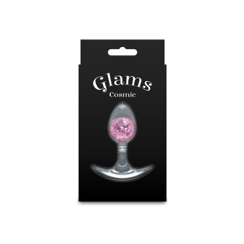 Анальная пробка NS Novelties Cosmic Glams - Small - Pink