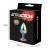 MAI Attraction Toys №74 Rainbow - Металлическая анальная пробка, 9.3х4 см