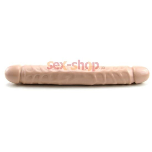 Фаллоимитатор двойной Veined Header, 30Х4 см