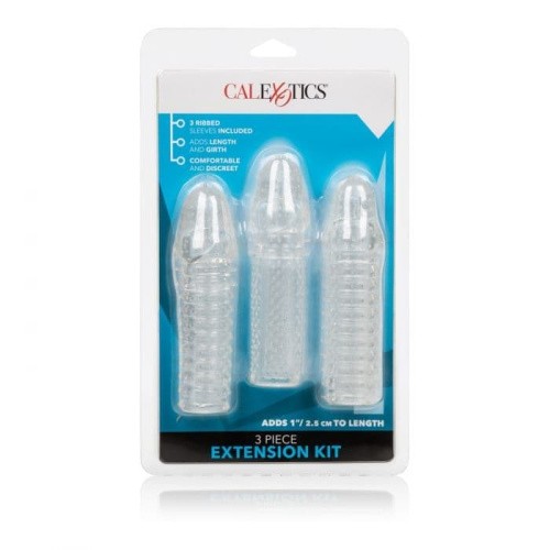 California Exotic Novelties 3 Piece Extension Kit насадка на пенис, 15.25х3.75 см