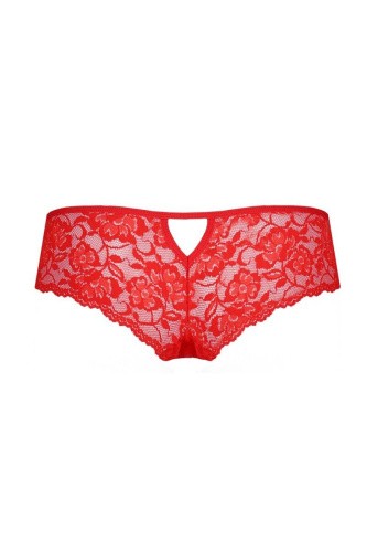 Passion Raja Thong трусики-бразиліана з квіткового мережива, L/XL (червоний) - купити в Києві, Україні