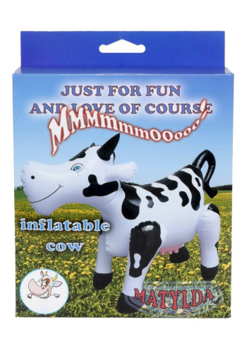 Boss Cow Matylda - Надувная секс кукла, 50 см (белый)