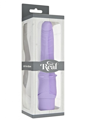 Get Real Classic Smooth Vibrator - Класичний силіконовий вібратор, 20,5 см (чорний) - купити в Києві, Україні