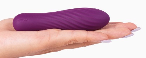 Svakom Tulip - Мощный мини вибратор, 10.6х2.65 см (черный)