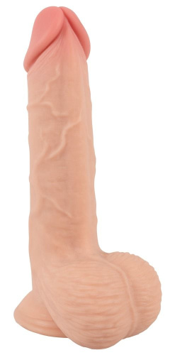 Orion NS Dildo with movable skin - Релистичный фаллоимитатор, 18,7 см (телесный)