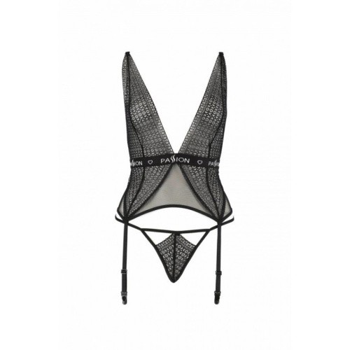 Passion Exclusive - Mirajane Corset - Еротичний корсет, XXL/XXXL - купити в Києві, Україні