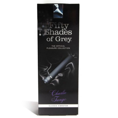 Fifty Shades of Grey - Класичний вібратор Чарлі-Танго 18.4х3 (чорний) - купити в Києві, Україні