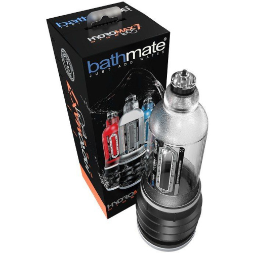 Bathmate Hydromax 7 Wide Boy - Гідропомпа для збільшення члена, 26х7 см (прозорий) - купити в Києві, Україні
