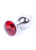 Анальная пробка с камнем Jewellery Silver Plug Анальная пробка с камнем Jewellery Silver Plug