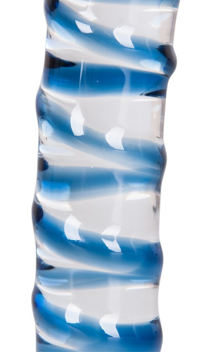 You2Toys Arts Clair Bleu Majestueux стеклянный фаллоимитатор, 18х3.5 см