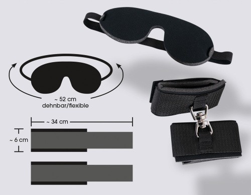Orion - Bad Kitty Bondage Kit - Наручники та маска - купити в Києві, Україні