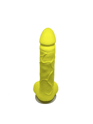 Чистый Кайф - Крафтовое натуральное мыло-член с присоской Yellow size L
