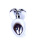 B-Series Jewellery Silver Heart PLUG Red - Анальна пробка с кристаллом, 7х2.7 см (красный) B-Series Jewellery Silver Heart PLUG Red - Анальна пробка с кристаллом, 7х2.7 см (красный)