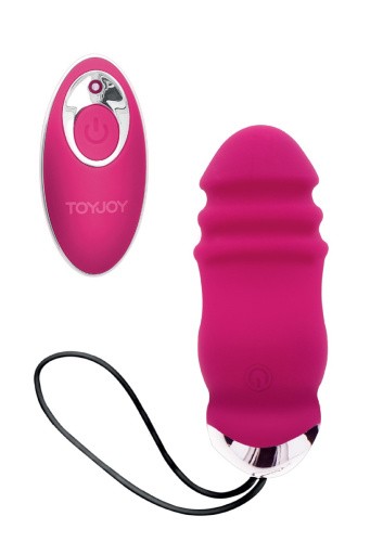 TOYJOY Sunny Side Up And Down - Виброяйцо с дистанционным пультом управления, 8,9х3.3 см (розовый)