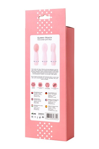 Yovee Gummy Peach - Массажер для лица, 15,9 см (розовый)