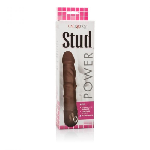 California Exotic Novelties Power Stud Rod - Вибратор, 18х4 см (фиолетовый)