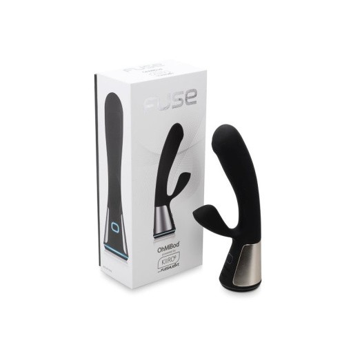 Ohmibod Fuse for Kiiroo - Интерактивный вибратор-кролик, 18х3.4 см (чёрный)