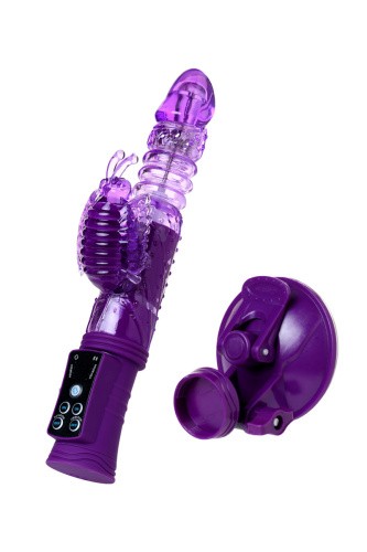 Toyfa A-Toys High-Tech fantasy - Вибратор с клиторальным стимулятором, 23 см (фиолетовый)
