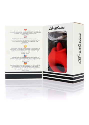 Стимулятор клитора с язычком B-Series Magic Rechargeable Licking Stimulator